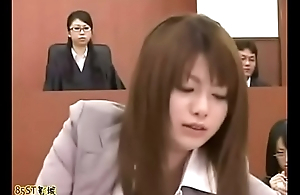 Invisible man at hand asian courtroom - Title Please