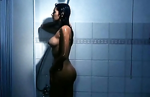 Argentinian model Viviana Greco nude bath