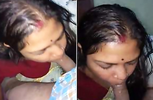 Today Exclusive- Sexy Look Desi Wife Give Nice Oral-sex To Hubby Part 3