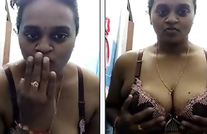 Telugu Aunty Resembling Her Boobs
