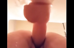 Ex girlfriend in shower having fun